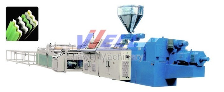 PVC wave/Trapezoidal plate extrusion line
