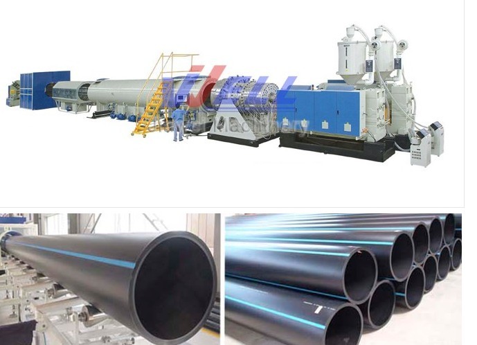 Экструзионная линия для производства водо-газопроводных труб HDPE