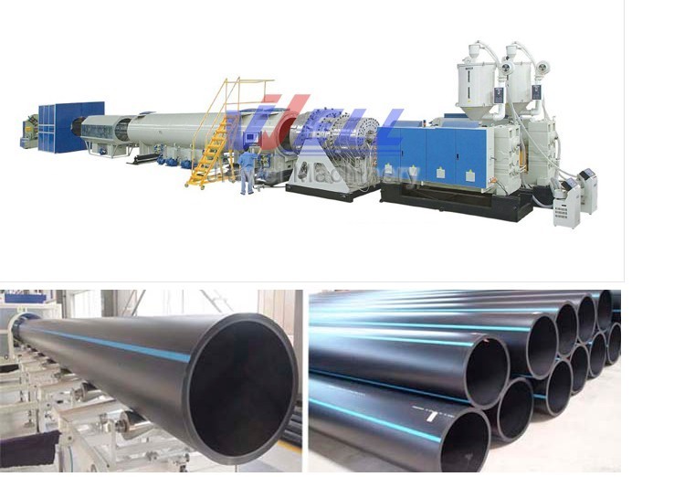 PE heat preservation pipe production line