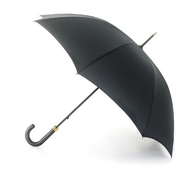 Мужчины'ы прямой зонтик, черный прямой зонтик, ходит прямой зонтик