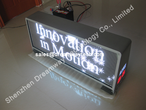 Los Angeles LED Taxi Top Advertising Display