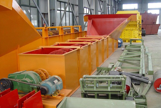 Wheel sand washing machine