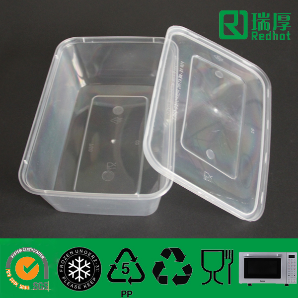 Food Storage Container with Attached Lid
