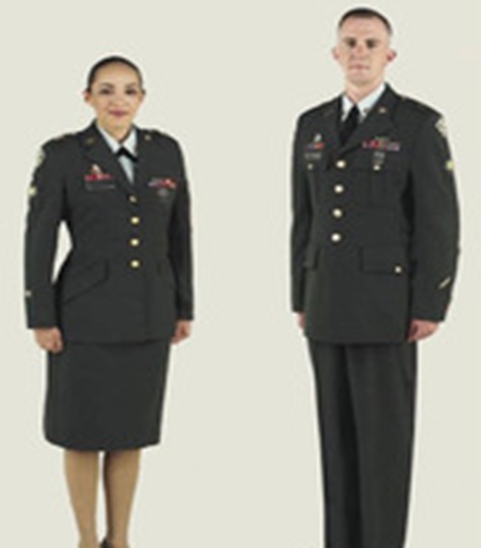 Military and police uniforms, footwear and other civilian products from China