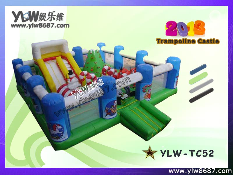 inflatable jumping trampoline,children inflatable bouncer,inflatable jumping bed