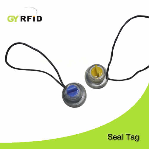 RFID seal tag can be with 13.56Mhz Mifare chip and UHF chip for electric meter (GYRFID)