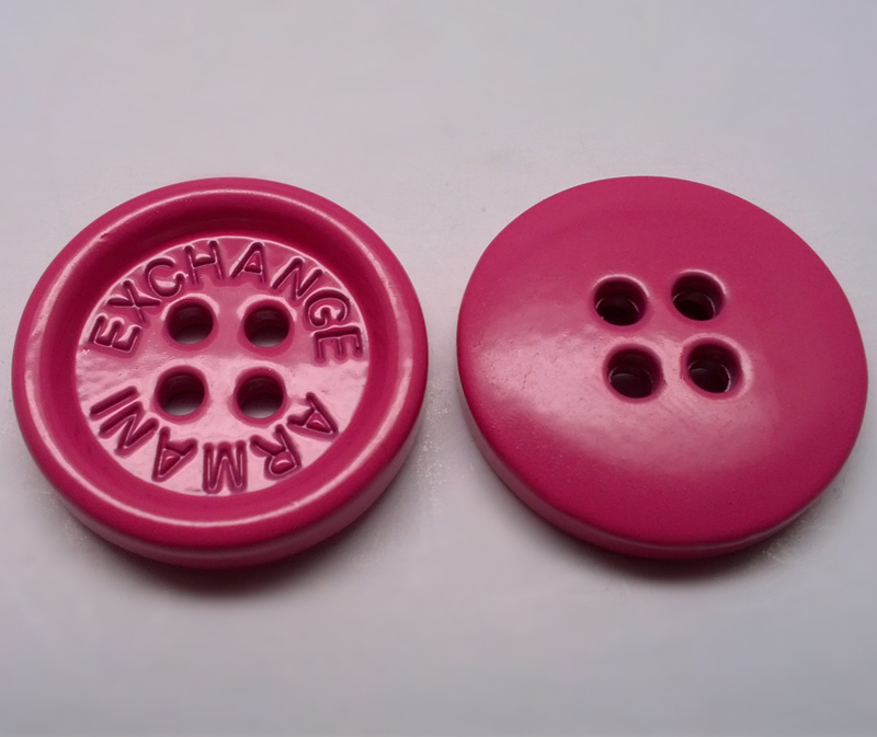 wing Button 4 Holes Painting Color