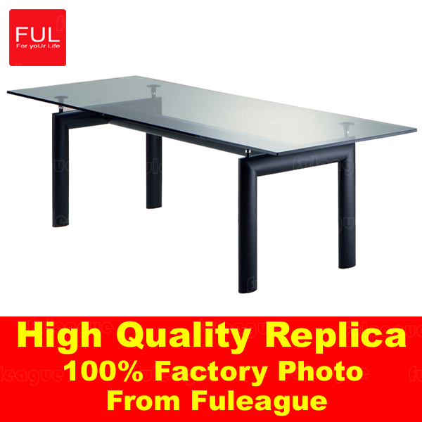 Dining Room Glass Table Le Corbusier LC6 Dining Table