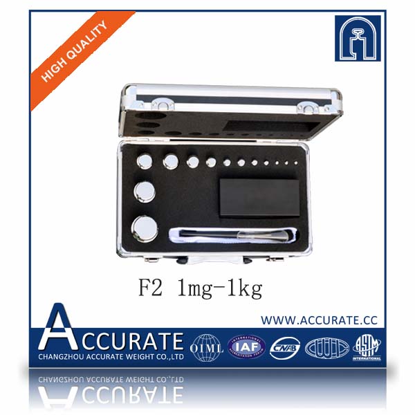 F2 1mg-1kg stainless steel calibration weights