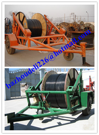  low price Cable Winch,Cable Drum Trailer, new type Cable Drum Carrier