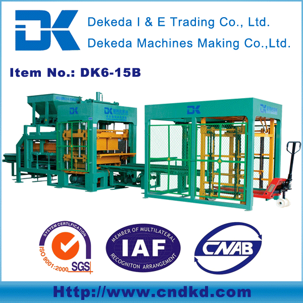 DK6-15B Good price hollow block machine