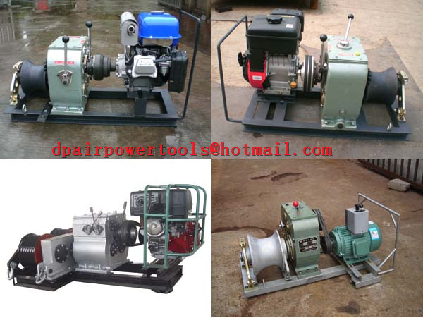  Cable Drum Winch,Cable pulling winch, cable puller,Cable Drum Winch