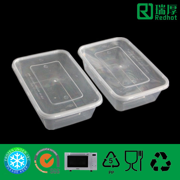 PP Disposable Take Away Food Container 650ml