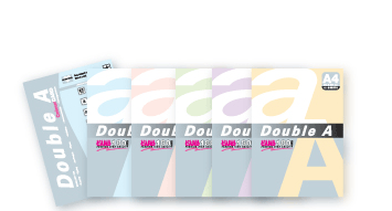Double A Colour Paper 80 gsm. A4 (210 X 297 mm.) 