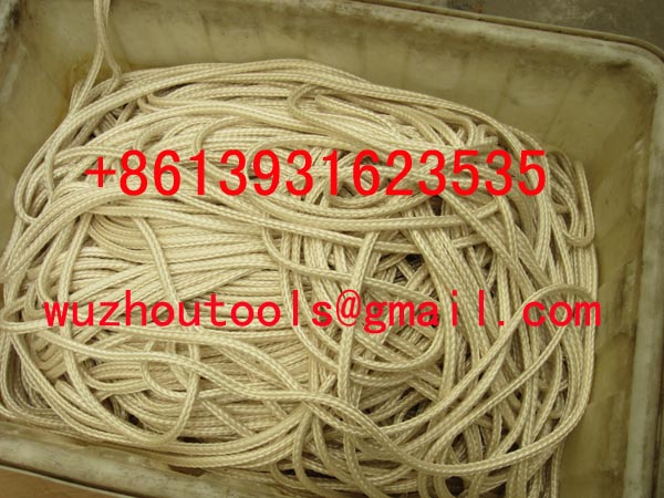 PP solid braided rope PP danline rope PP multi 16 strand braid rope