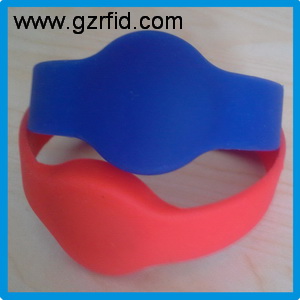 13.56MHZ FM08 rfid wristband,ISO14443A rfid Bracelet 