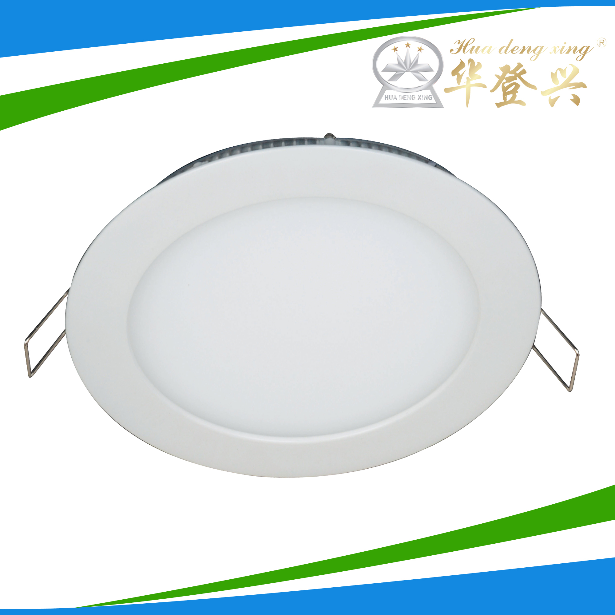 Real alumin with glass square led pane light supplier