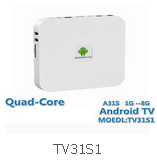 Четырехъядерный Android ТВ TV31S1