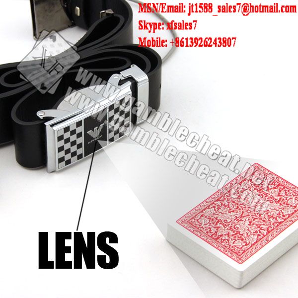 Strap camera lens for poker analyzer (double lenses)