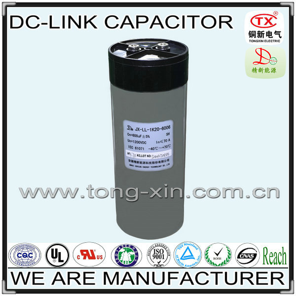 2014 Best Seller withstand high voltage and Low inductance DC-LINK Capacitor