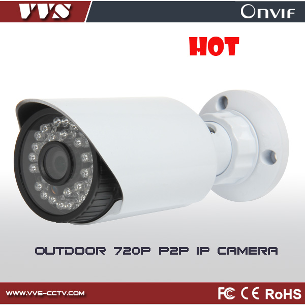 Outdoor waterproof HD 1.0 megapixel P2P IP camera