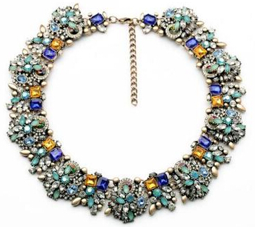 2014 metal necklace,statement necklace,zinc jewelry necklace