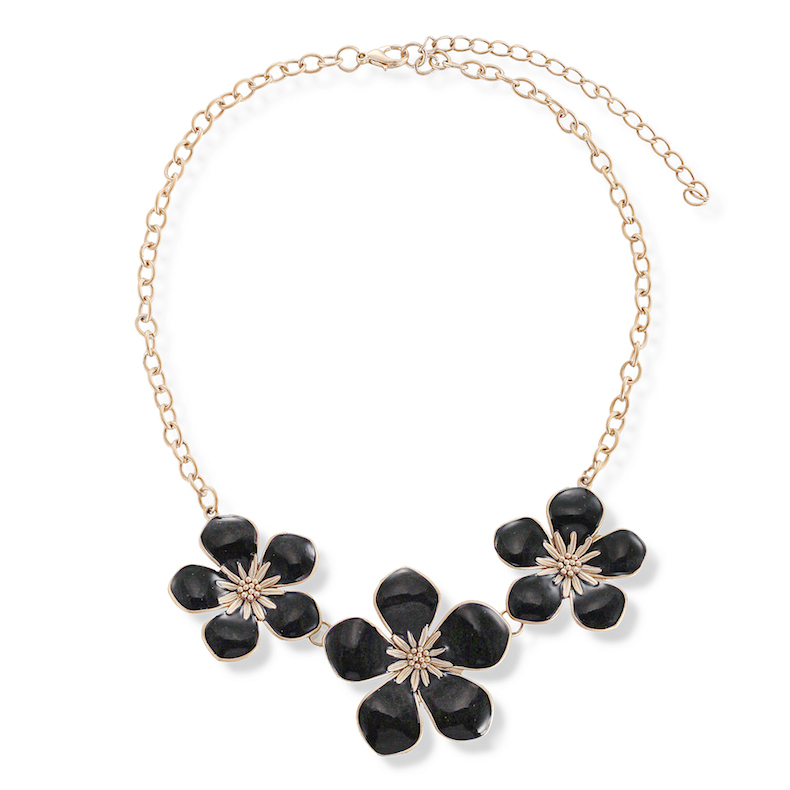 Мода Новая Женская бижутерия ожерелье цветок бисера кулон