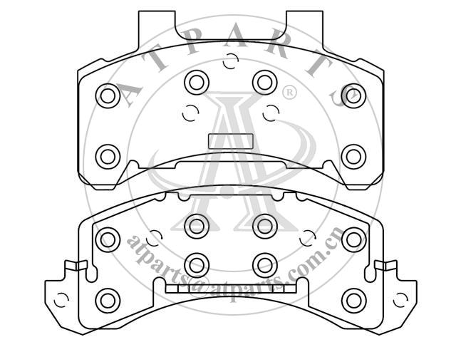 OE 5 894 112for disk brake pads