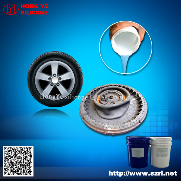 Addition cure silicone rubber for tire mold