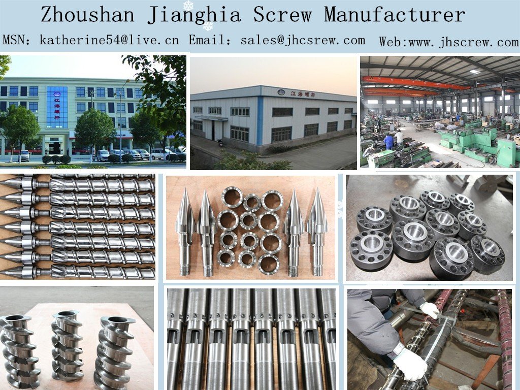 screw barrel for injection/extruder