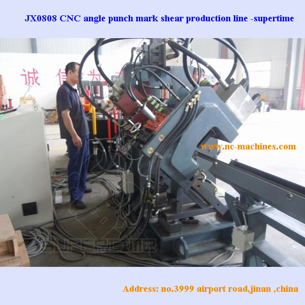 CNC automatic punching marking shearing production line  