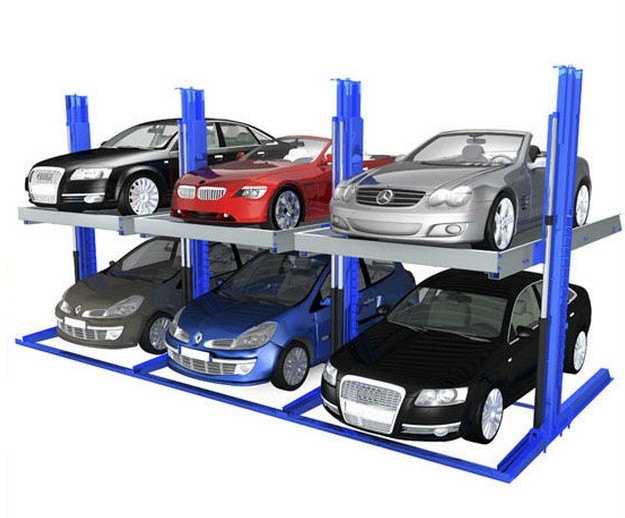 two post car lift and double cylinder hydraulic