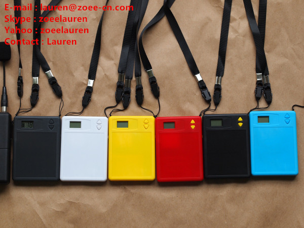 AAA Battery Exhibition and Historical sites One-Way Wireless Walkie Talkie-Tour Guide System