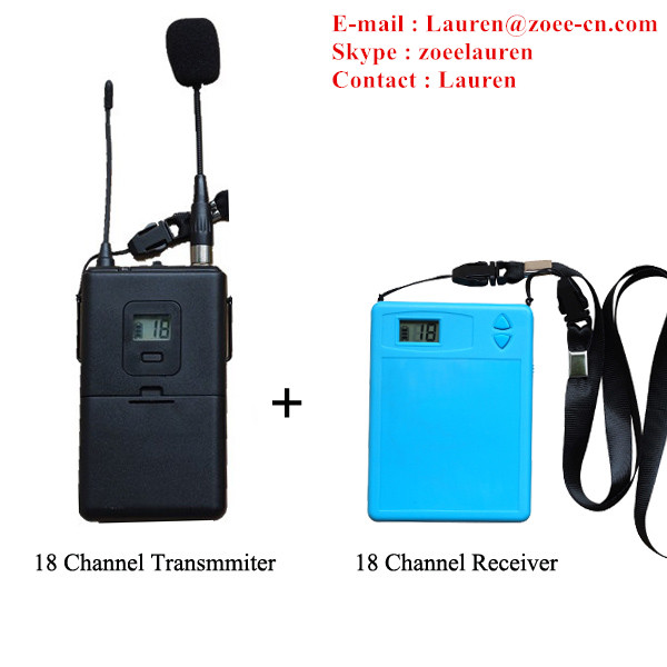 Portable loudspeaker amplifier for tour guide