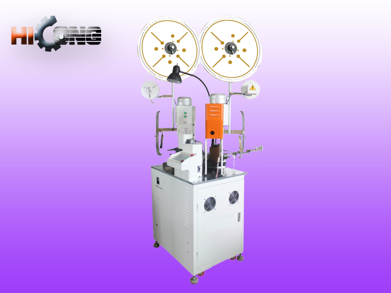 Full Automatic Wire Stripping Cutting & Crimping Machine, Wire Stripping and Crimping Machine, Wire Stripping Crimping Mac HL-02