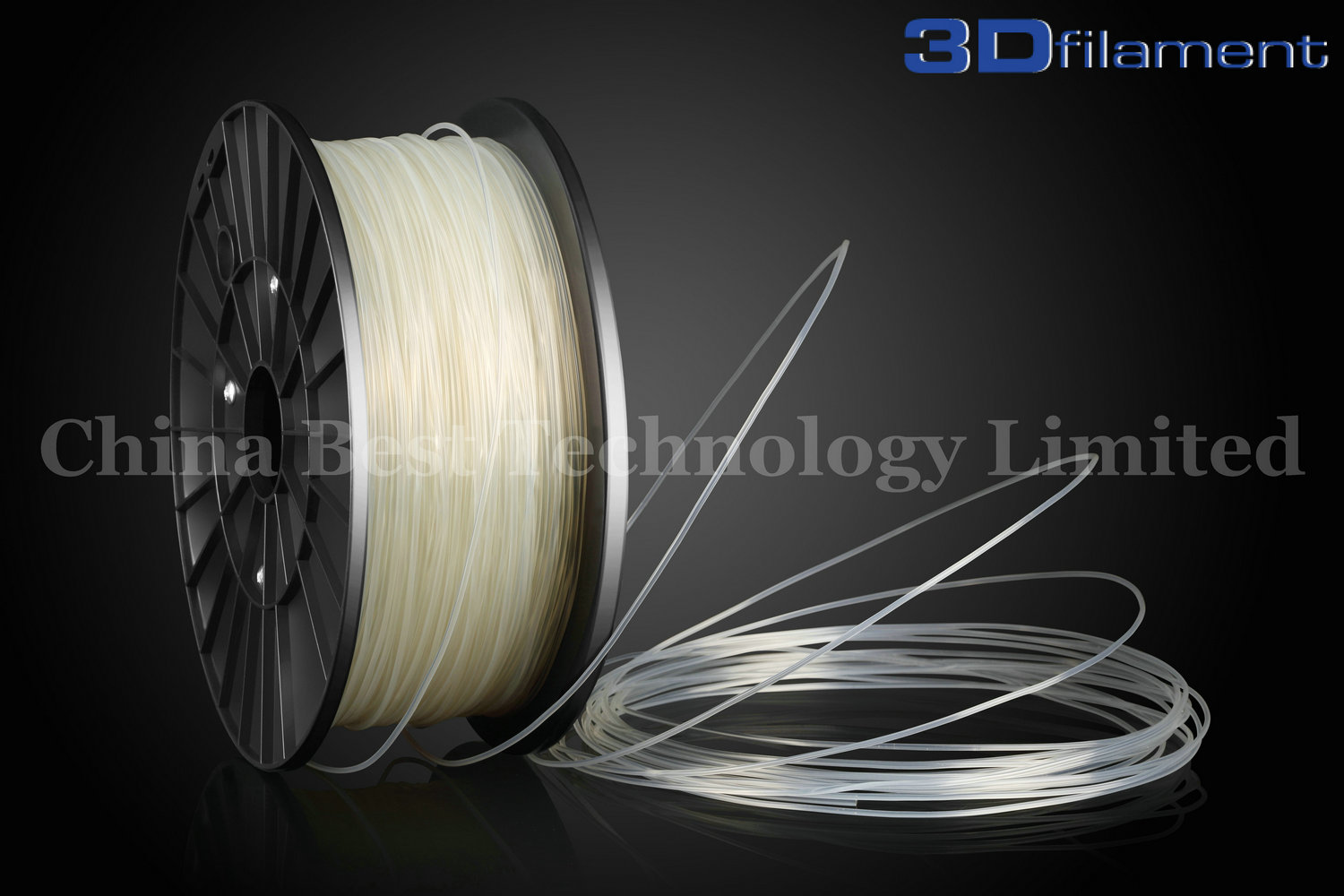 3D Printer Filament PLA 1.75mm Transparent