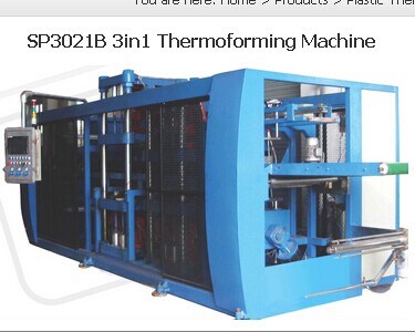 SP3021B 3в1 машина thermoforming