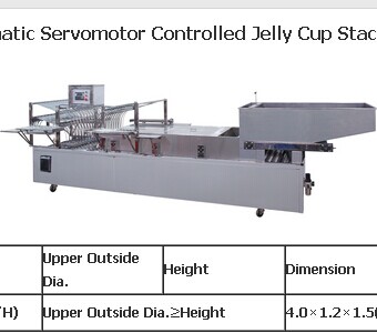 SP-GD Automatic Servomotor Controlled Jelly Cup Stacking Machine
