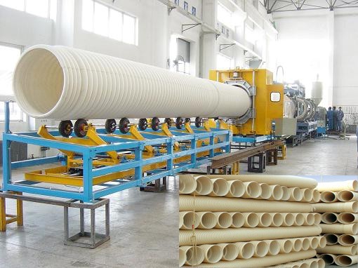 UPVC Double-Wall Corrugated Pipe Extrusion Line