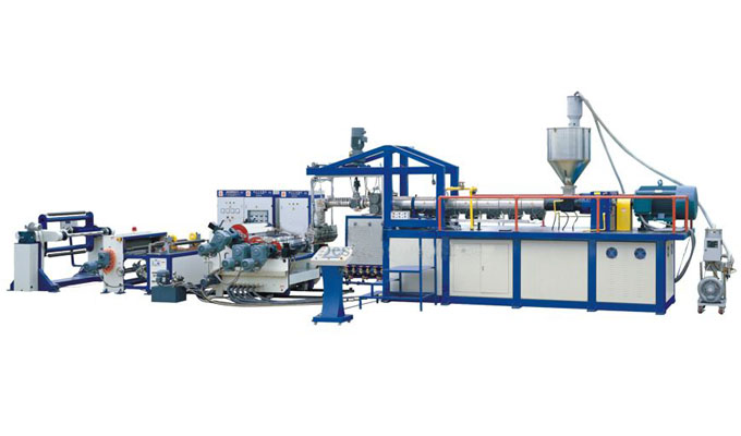 PET sheet extrusion line (twin screw extruder)