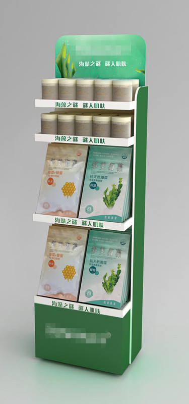  Small PVC display rack for promotion floorstand