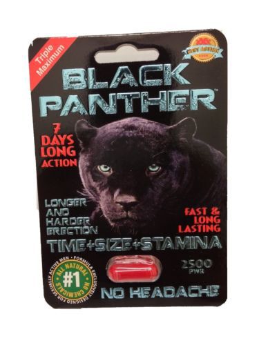 Herbal Sex Capsule Male Sexual Enhancement Pills Black Panther 100