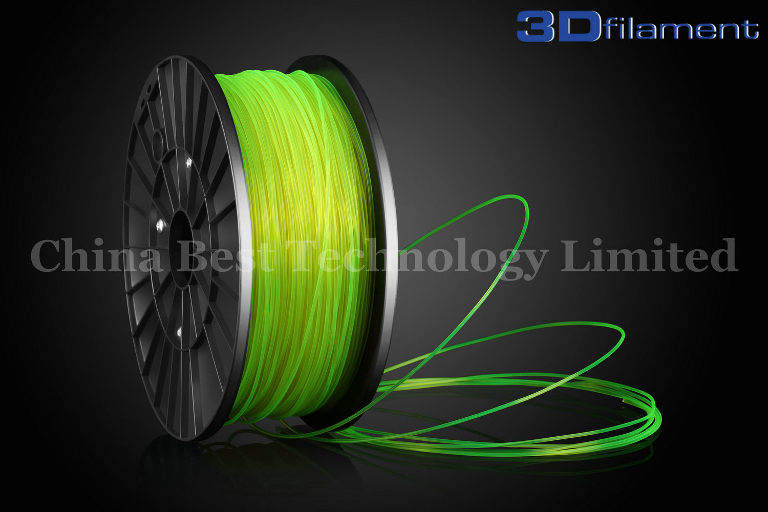 3D Printer Filament PLA 3.0mm Transparent Yellow