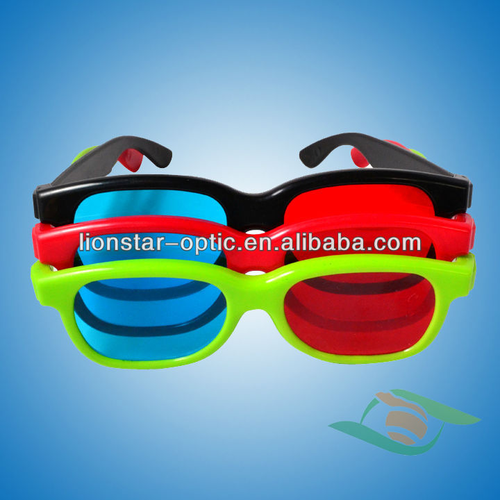 Wholesale red cyan 3d glasses 