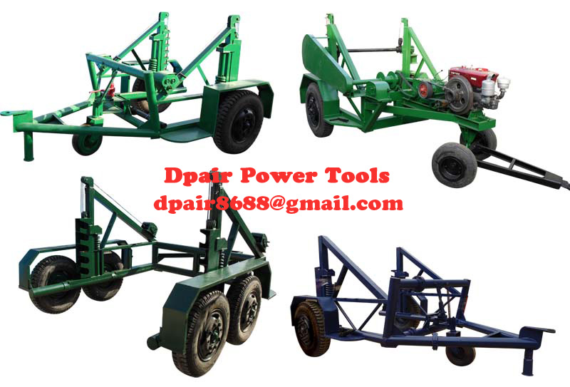  Use Cable Reel Trailer,Spooler Trailer, best qualityCable Drum Carrier Trailer