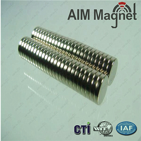 permanent type strong disc d10x1mm neodymium magnets