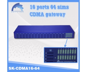 16 ports 64 sims CDMA gateway