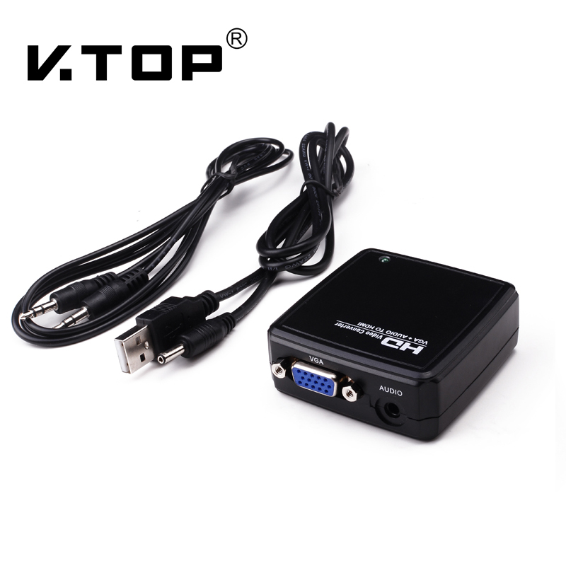 V2HD02,GA to HDMI Converter with Audio & Video
