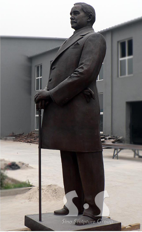 бронзовый президента Сунь Ятсена скульптура