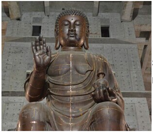 Large Bronze Buddha
